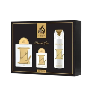 lattafa gift set peace a love